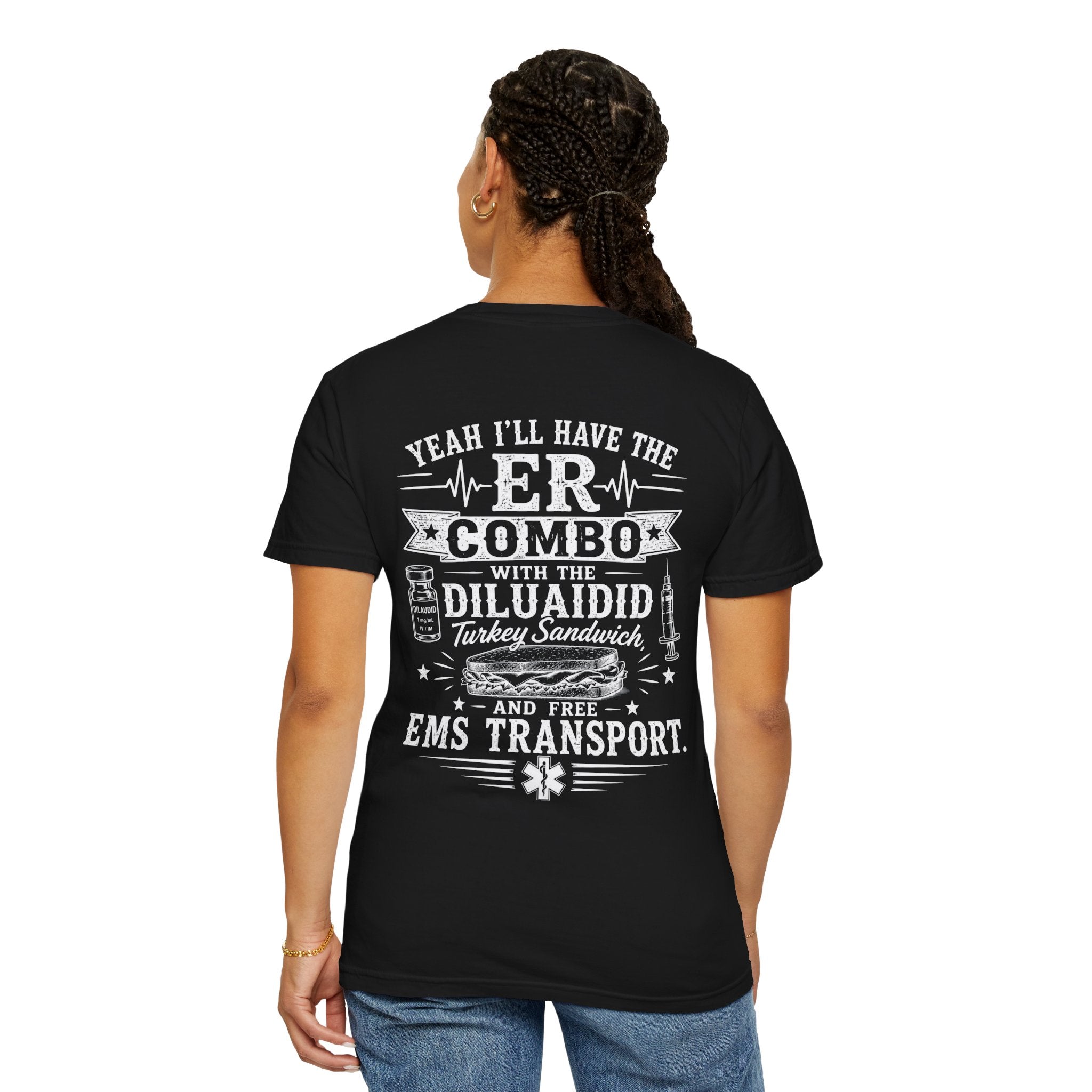 T-Shirt — 'Elopement Risk' ER Combo Graphic Tee for EMS & ER Nurses