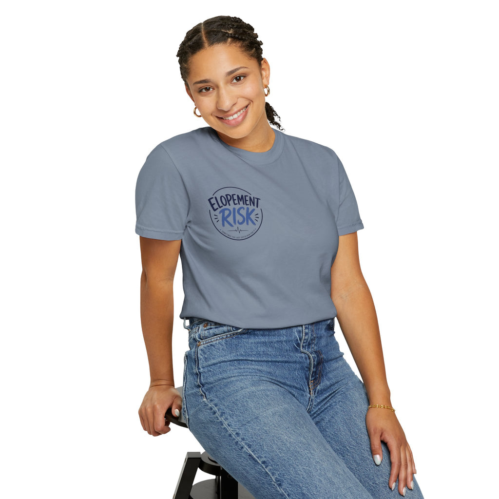 Texas Nurses T-Shirt — "Elopement Risk" Cute Armadillo Design, Big Hearts Texas Strong