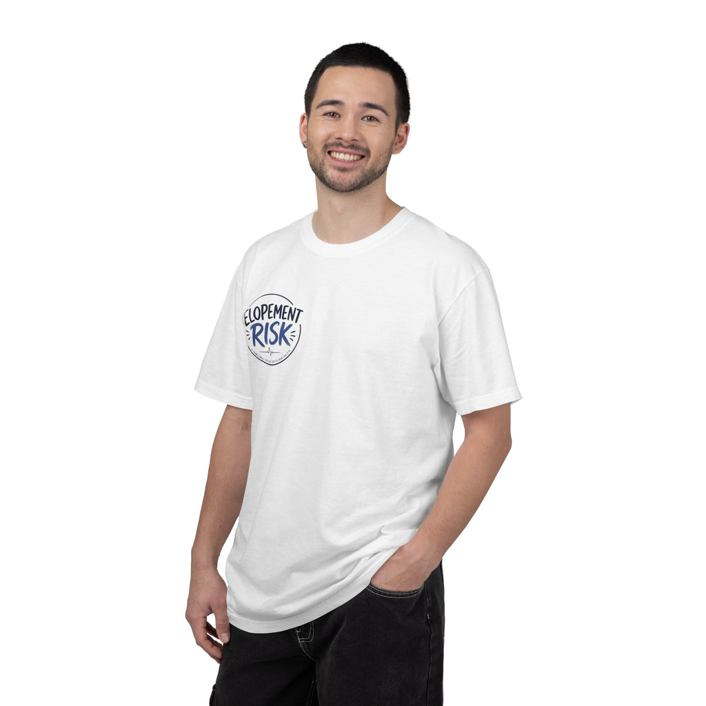 Texas Nurses T-Shirt — "Elopement Risk" Cute Armadillo Design, Big Hearts Texas Strong