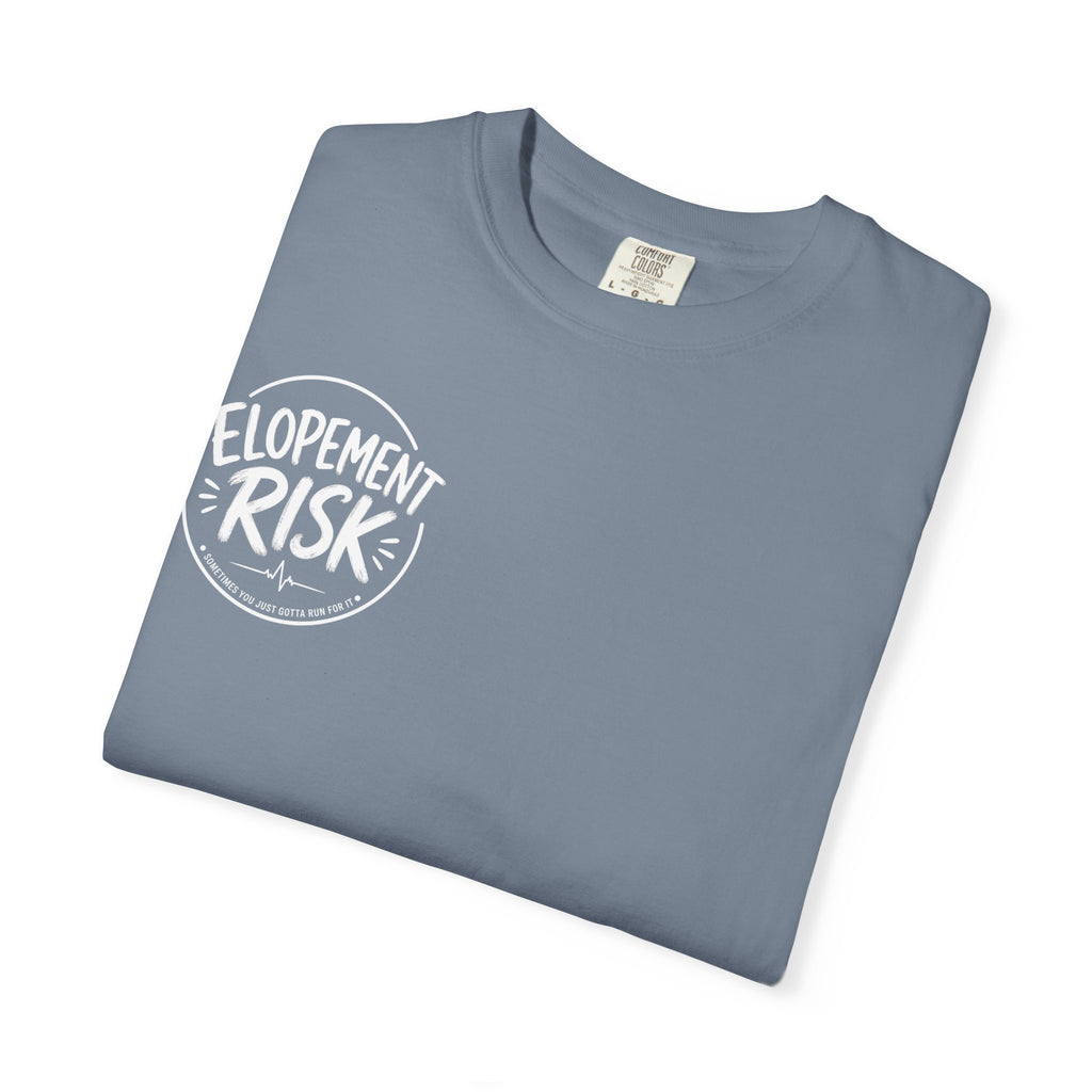 T-Shirt — 'Elopement Risk' ER Combo Graphic Tee for EMS & ER Nurses