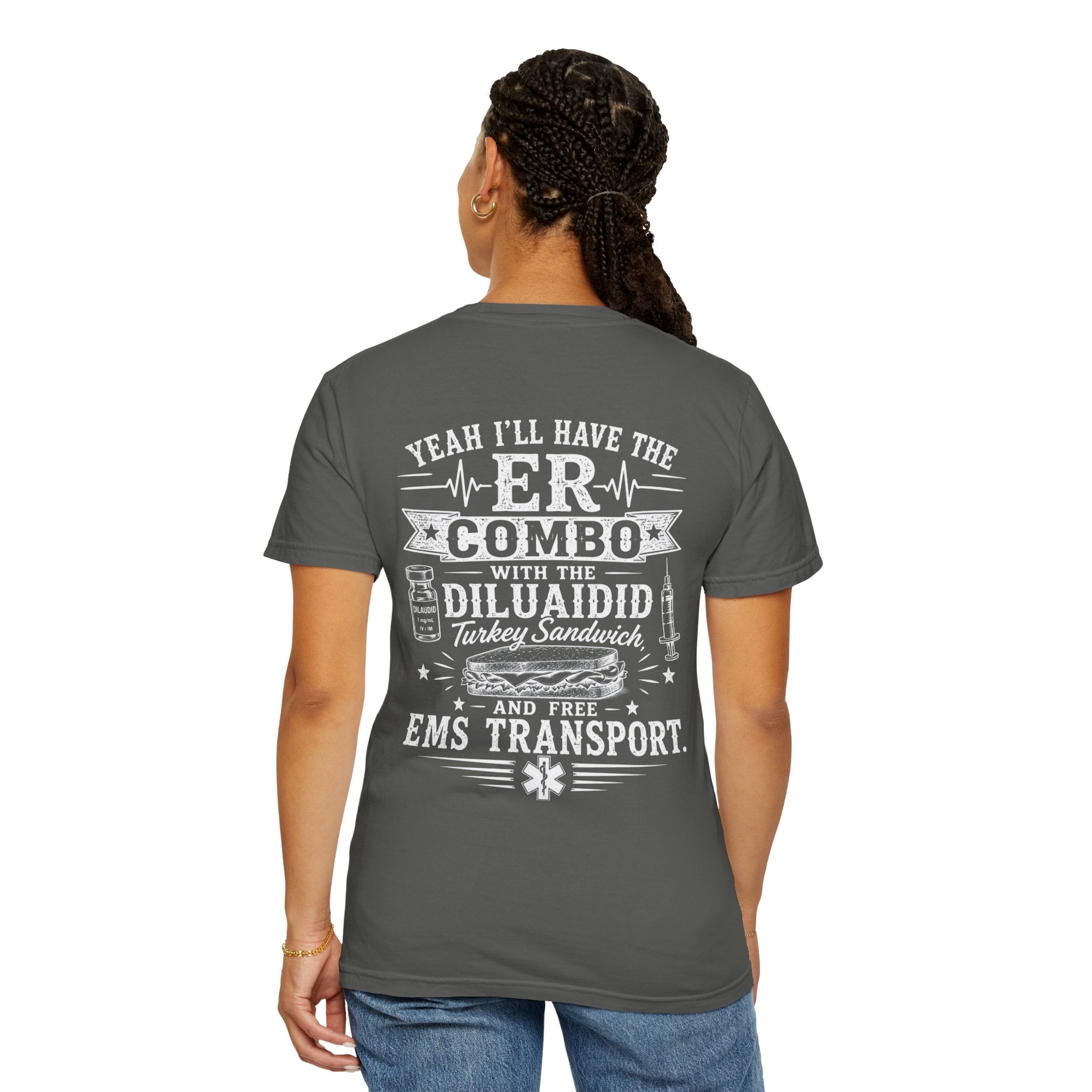 T-Shirt — 'Elopement Risk' ER Combo Graphic Tee for EMS & ER Nurses