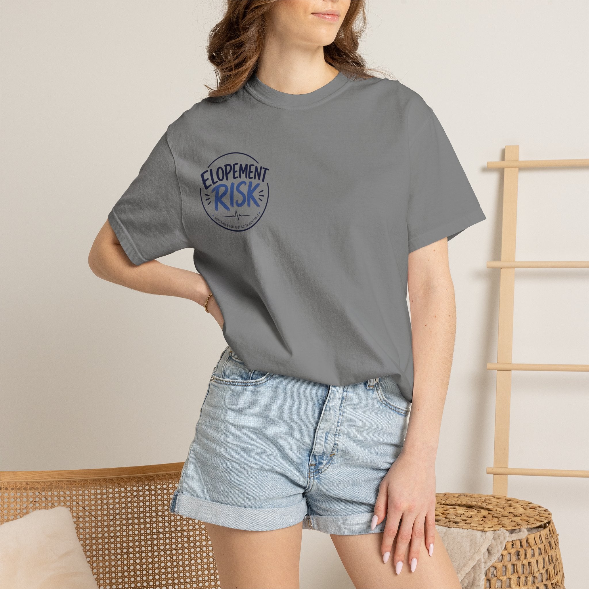 Texas Nurses T-Shirt — "Elopement Risk" Cute Armadillo Design, Big Hearts Texas Strong