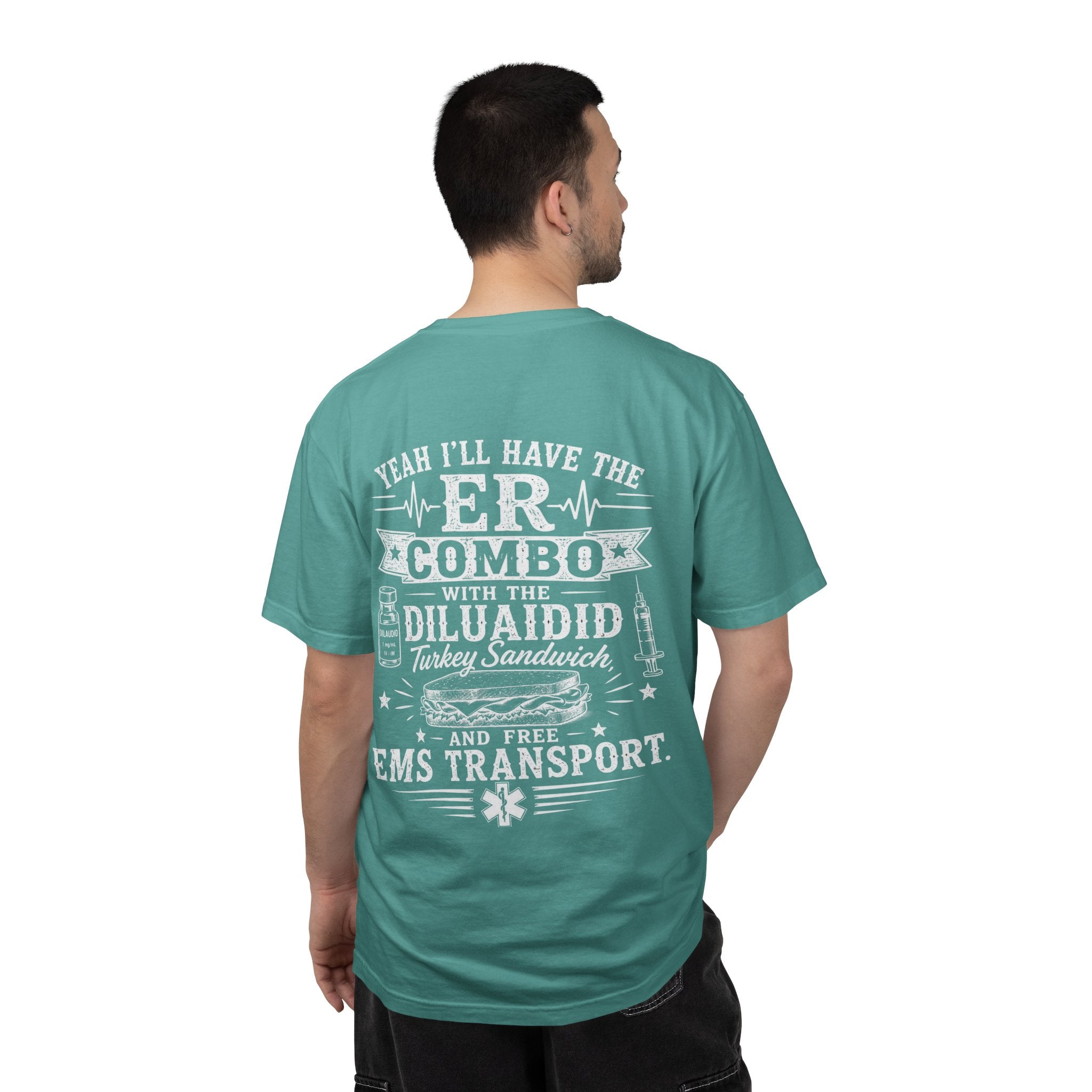 T-Shirt — 'Elopement Risk' ER Combo Graphic Tee for EMS & ER Nurses