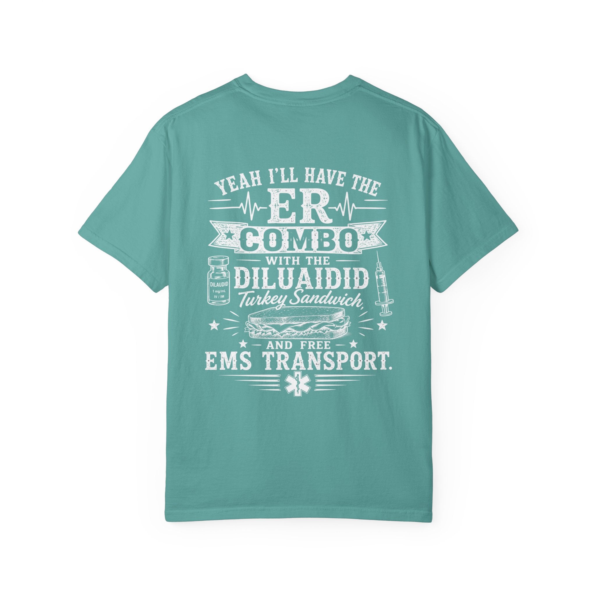 T-Shirt — 'Elopement Risk' ER Combo Graphic Tee for EMS & ER Nurses
