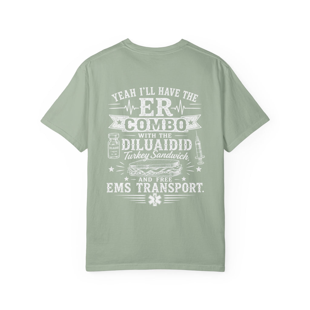 T-Shirt — 'Elopement Risk' ER Combo Graphic Tee for EMS & ER Nurses