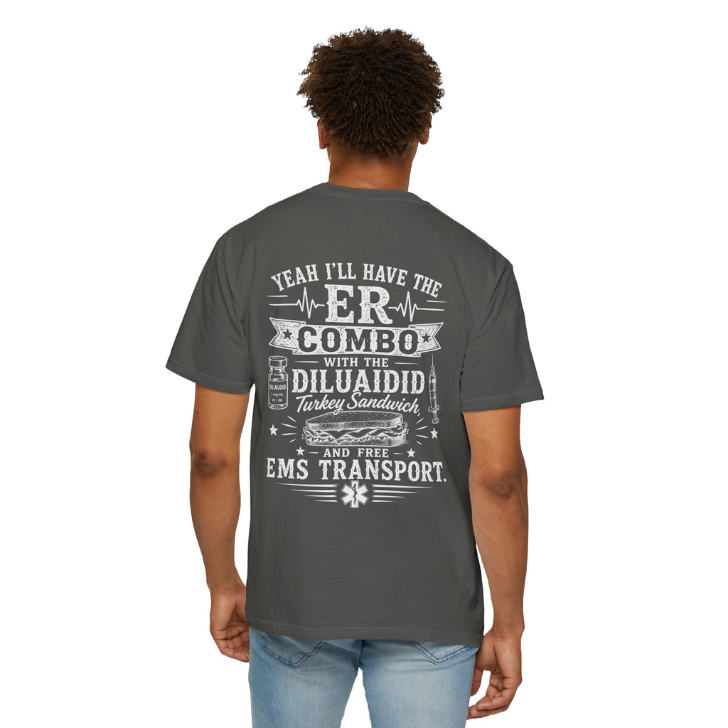 T-Shirt — 'Elopement Risk' ER Combo Graphic Tee for EMS & ER Nurses
