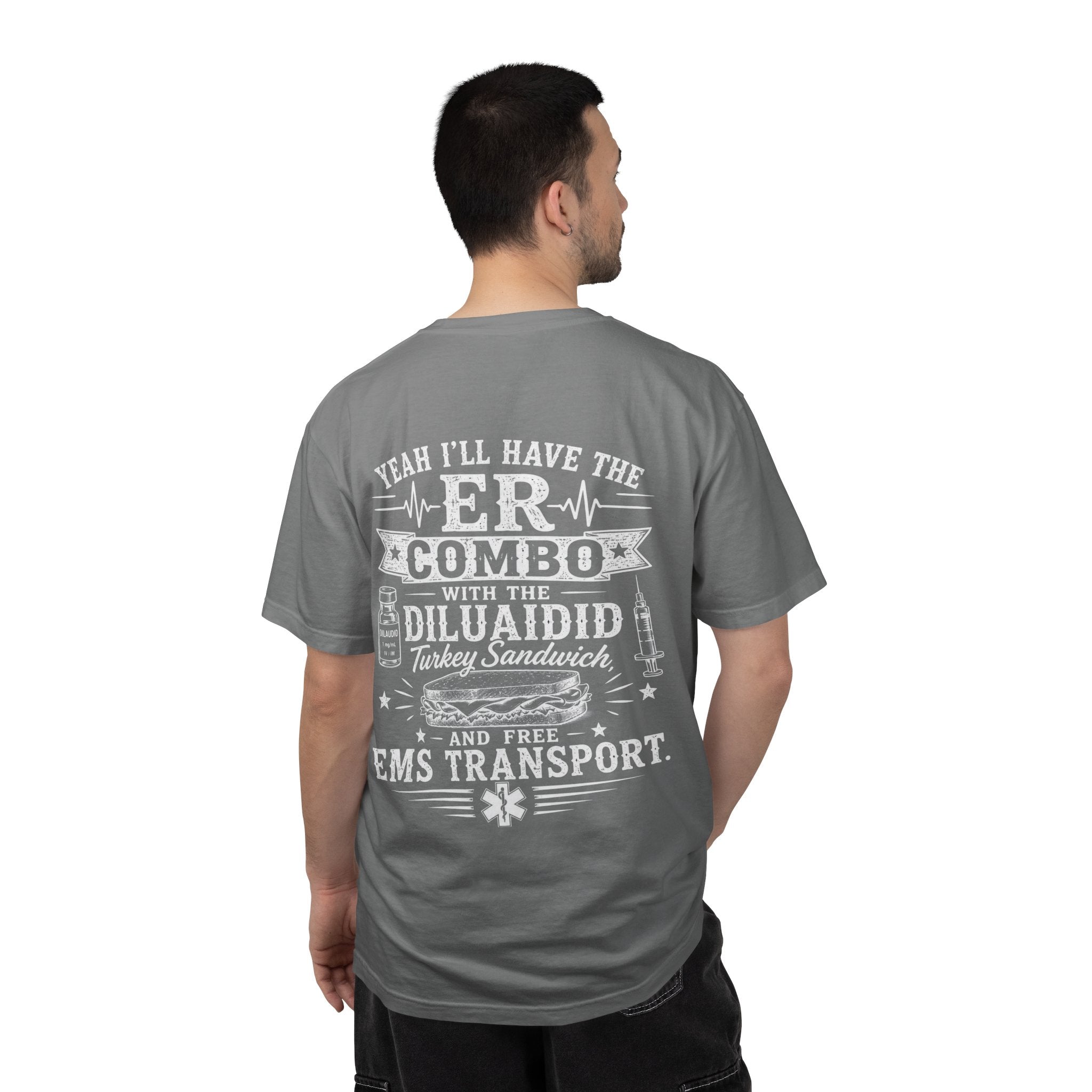 T-Shirt — 'Elopement Risk' ER Combo Graphic Tee for EMS & ER Nurses