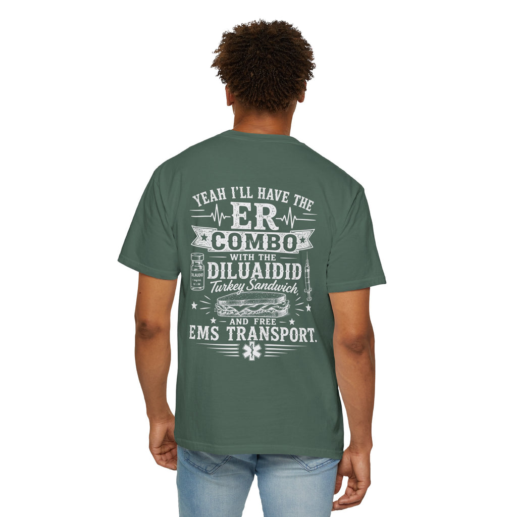 T-Shirt — 'Elopement Risk' ER Combo Graphic Tee for EMS & ER Nurses