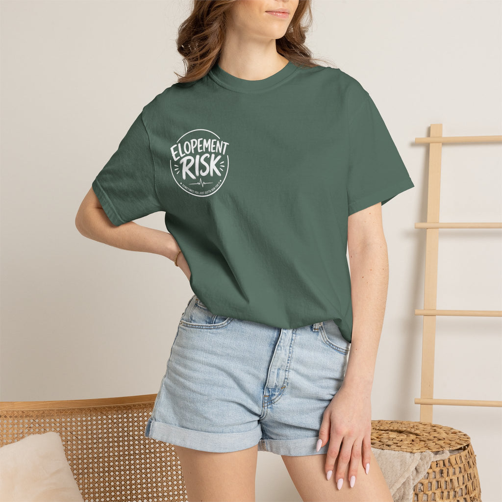 T-Shirt — 'Elopement Risk' ER Combo Graphic Tee for EMS & ER Nurses