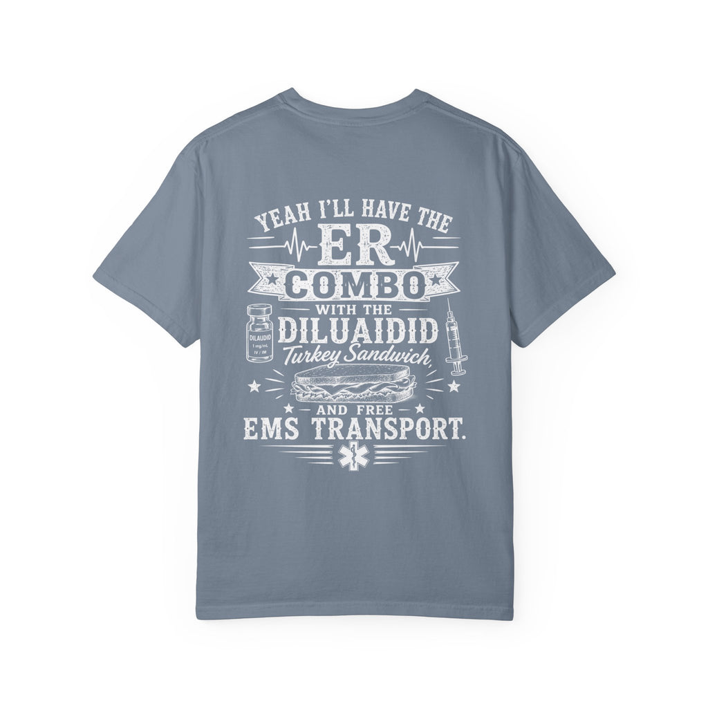 T-Shirt — 'Elopement Risk' ER Combo Graphic Tee for EMS & ER Nurses