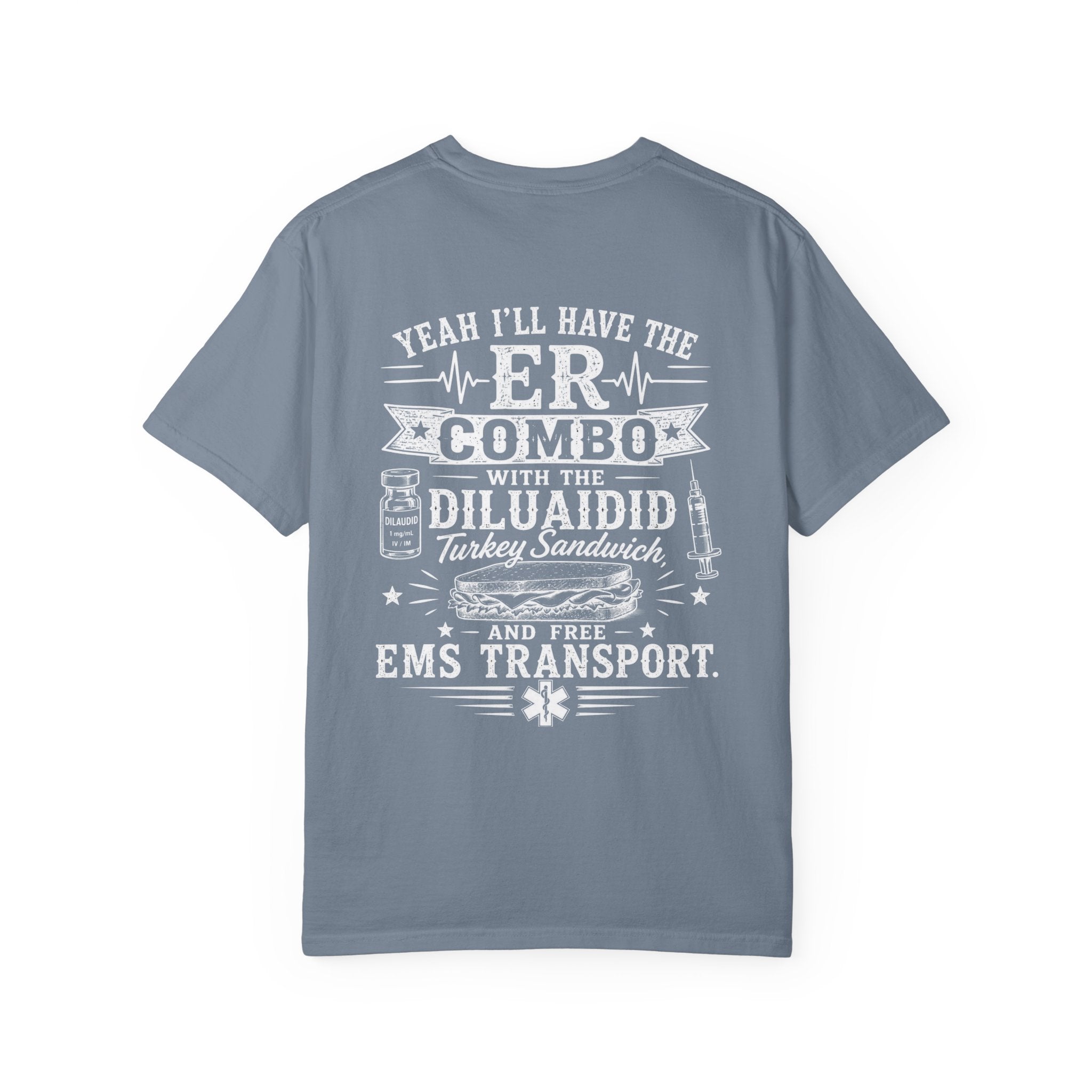 T-Shirt — 'Elopement Risk' ER Combo Graphic Tee for EMS & ER Nurses