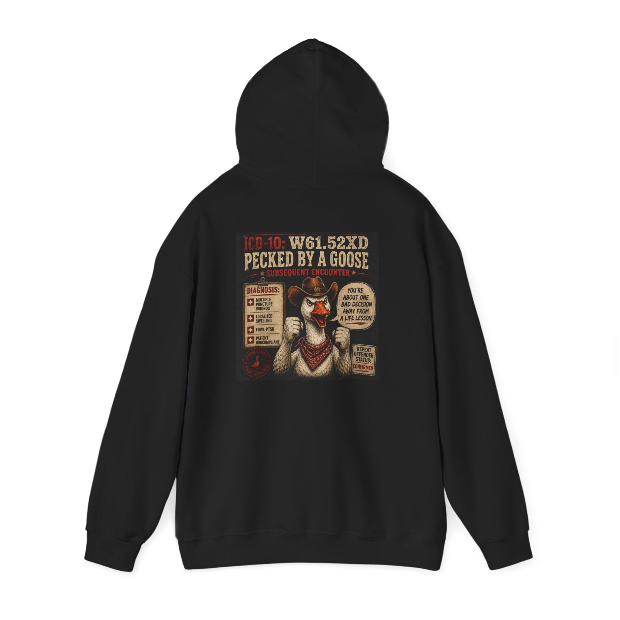Elopement Risk Hoodie — Funny Goose Pecked Wedding Hoodie