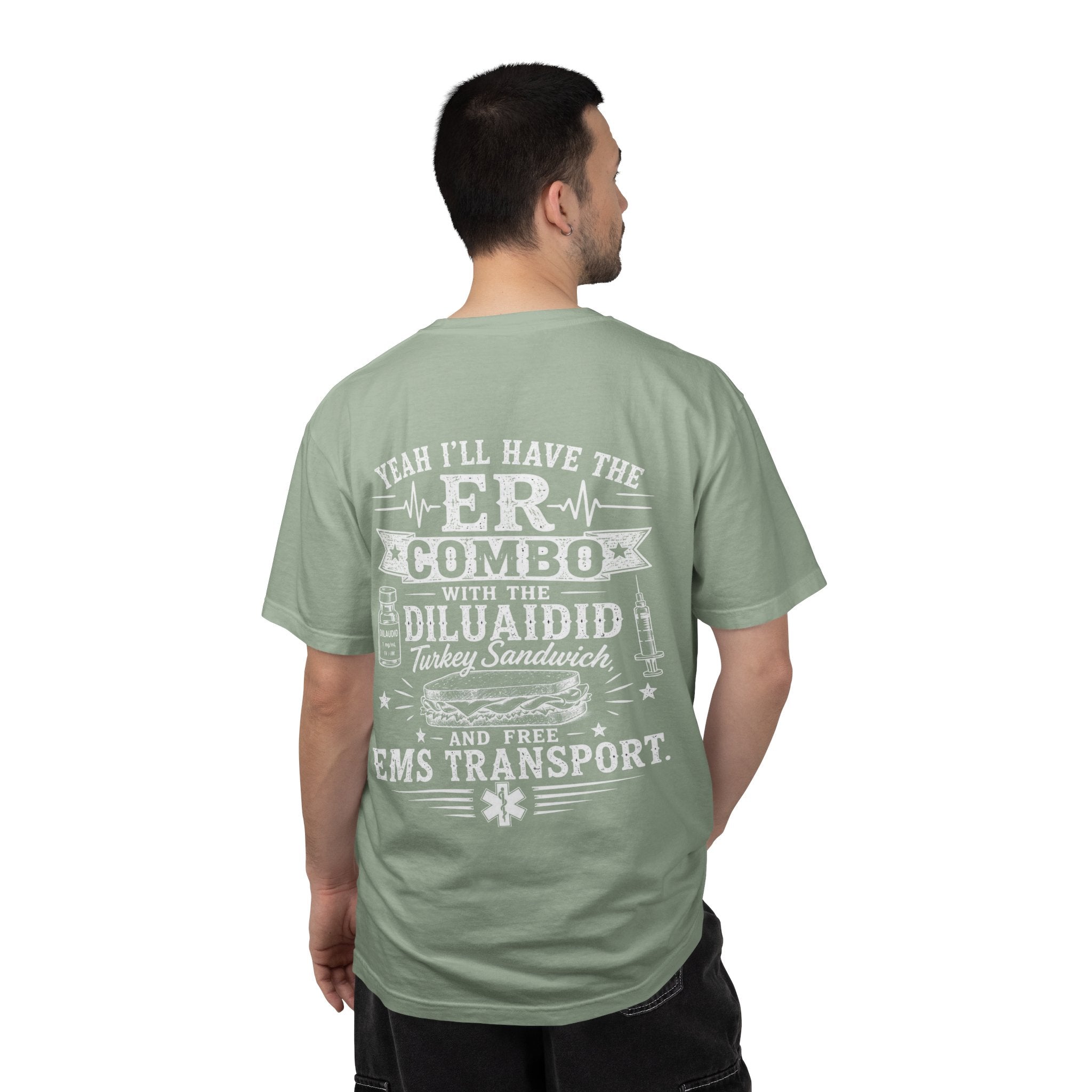 T-Shirt — 'Elopement Risk' ER Combo Graphic Tee for EMS & ER Nurses