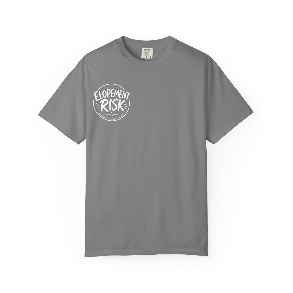 T-Shirt — 'Elopement Risk' ER Combo Graphic Tee for EMS & ER Nurses