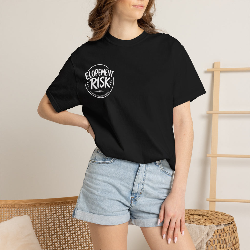 T-Shirt — 'Elopement Risk' ER Combo Graphic Tee for EMS & ER Nurses