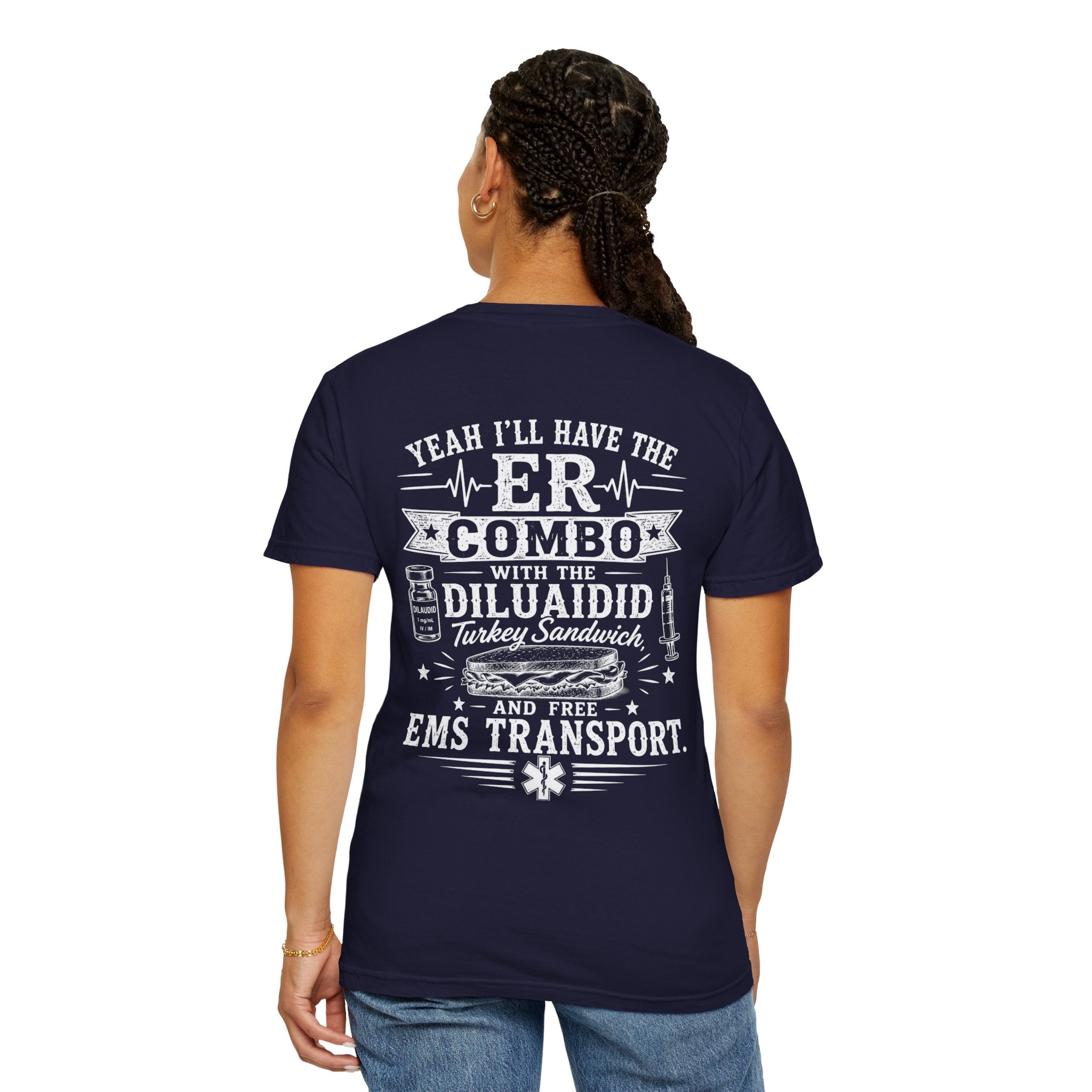 T-Shirt — 'Elopement Risk' ER Combo Graphic Tee for EMS & ER Nurses