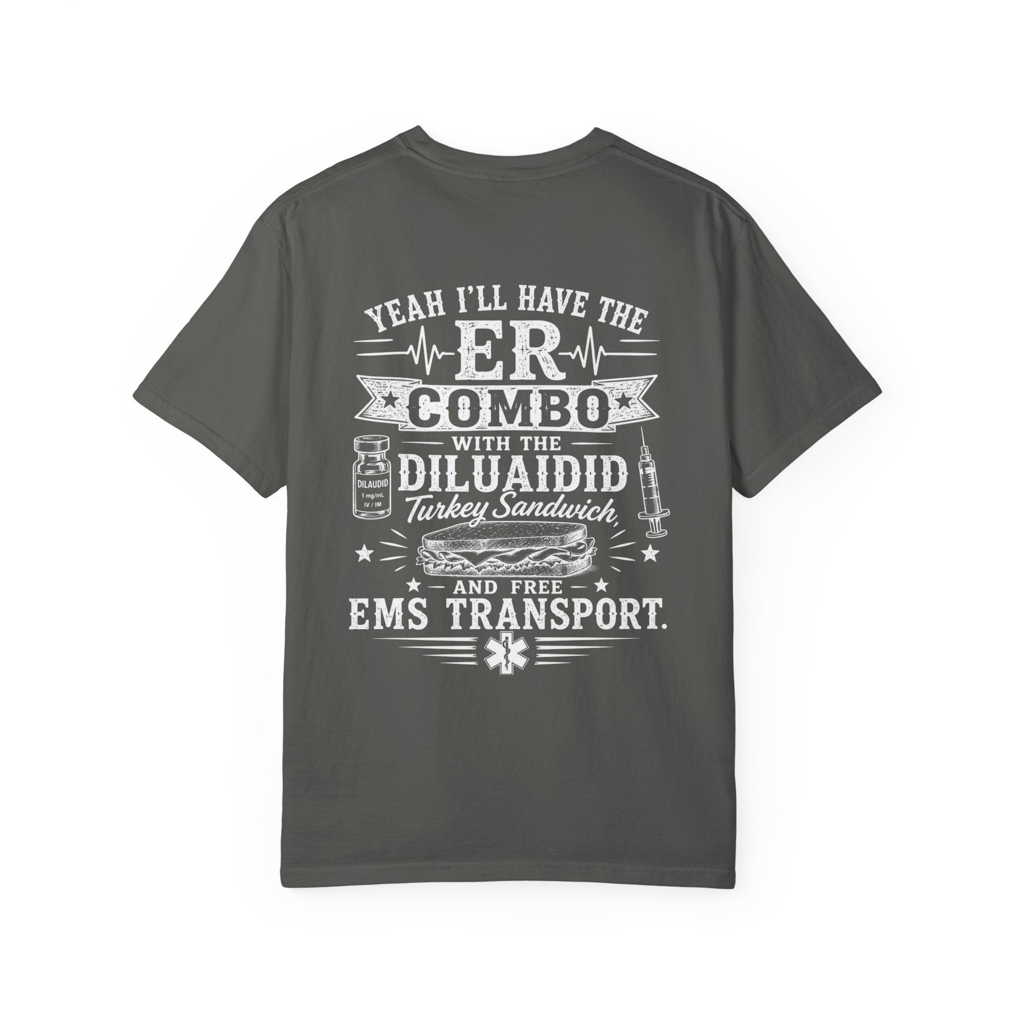 T-Shirt — 'Elopement Risk' ER Combo Graphic Tee for EMS & ER Nurses