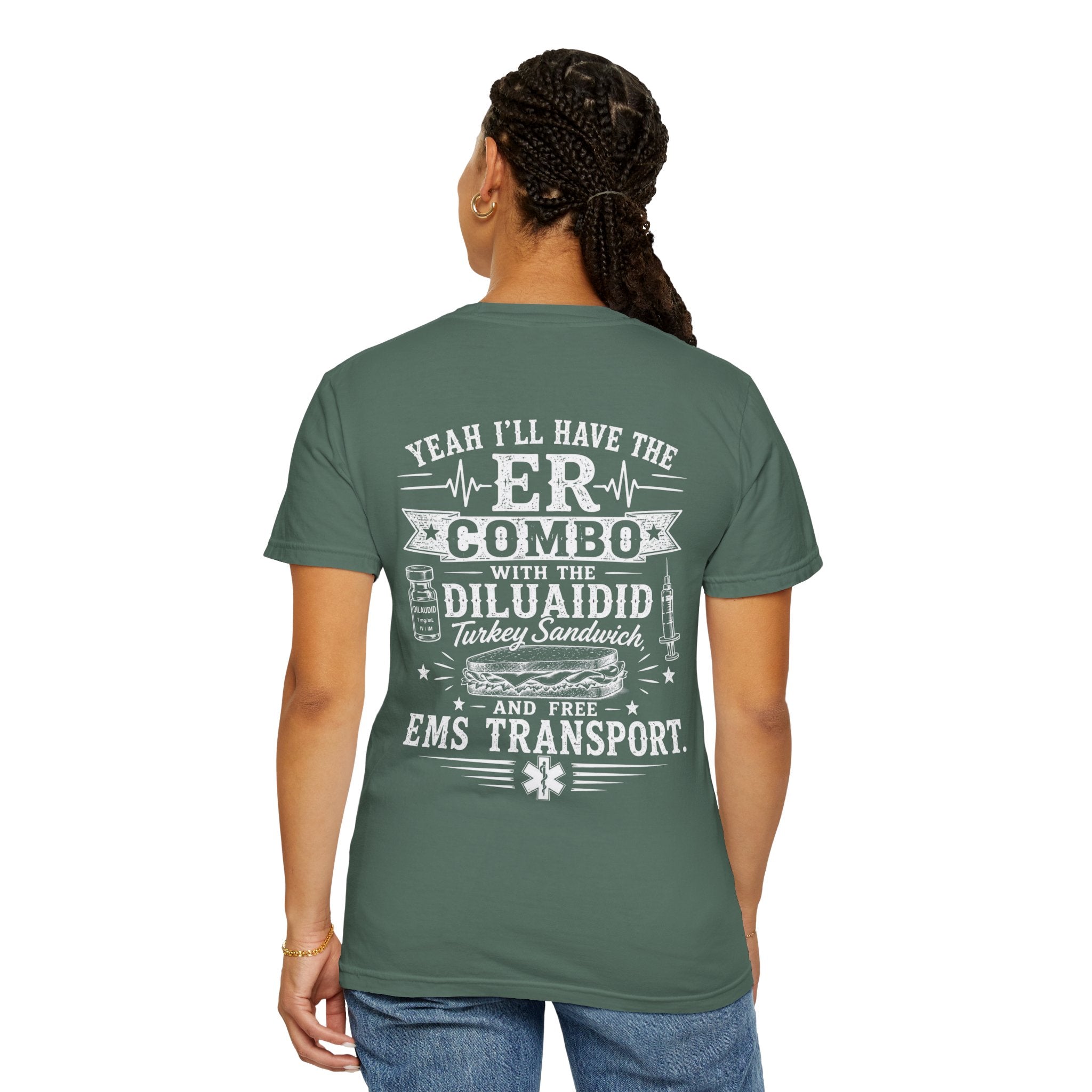 T-Shirt — 'Elopement Risk' ER Combo Graphic Tee for EMS & ER Nurses