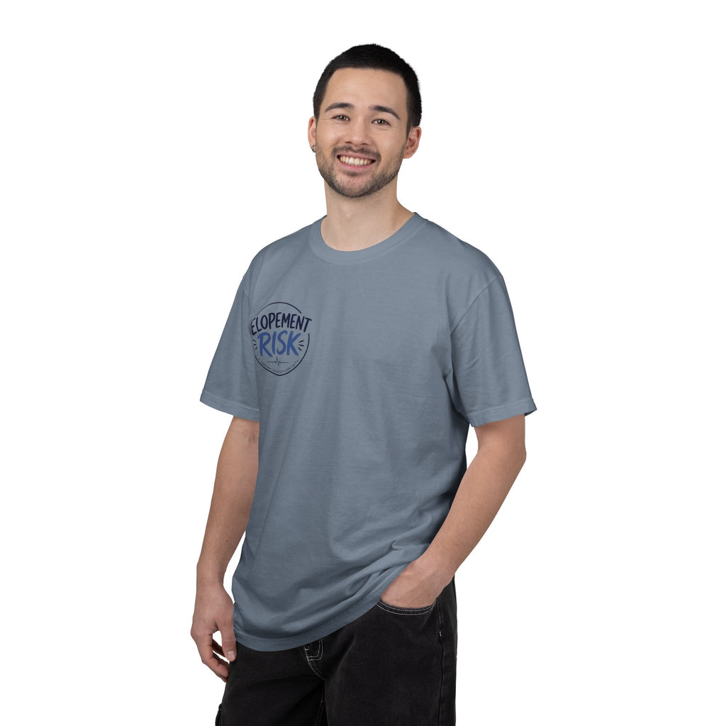 Texas Nurses T-Shirt — "Elopement Risk" Cute Armadillo Design, Big Hearts Texas Strong
