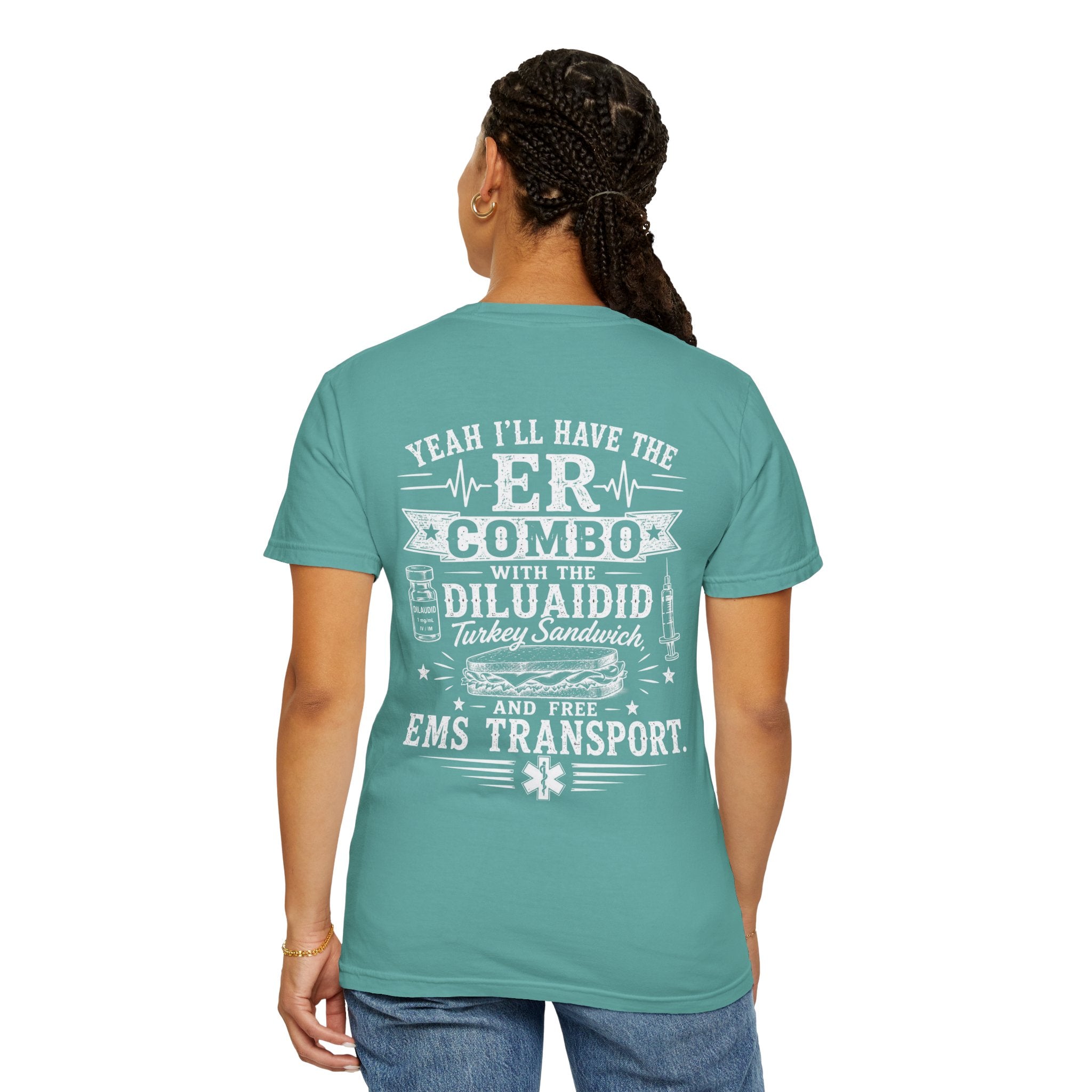 T-Shirt — 'Elopement Risk' ER Combo Graphic Tee for EMS & ER Nurses