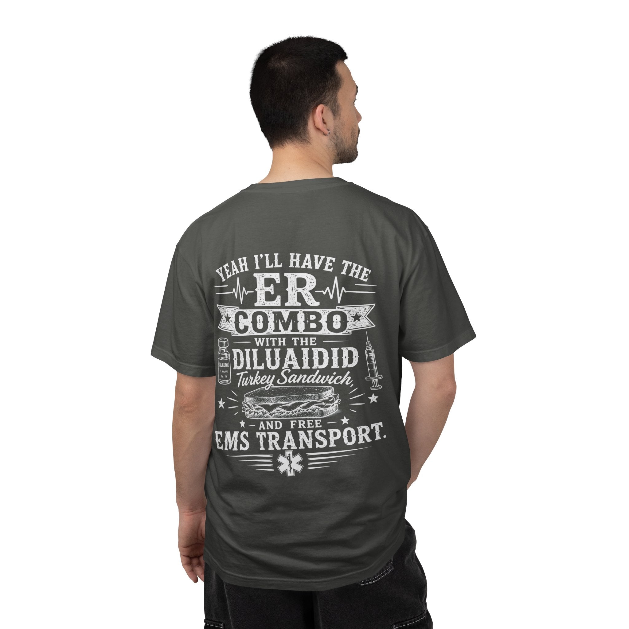 T-Shirt — 'Elopement Risk' ER Combo Graphic Tee for EMS & ER Nurses