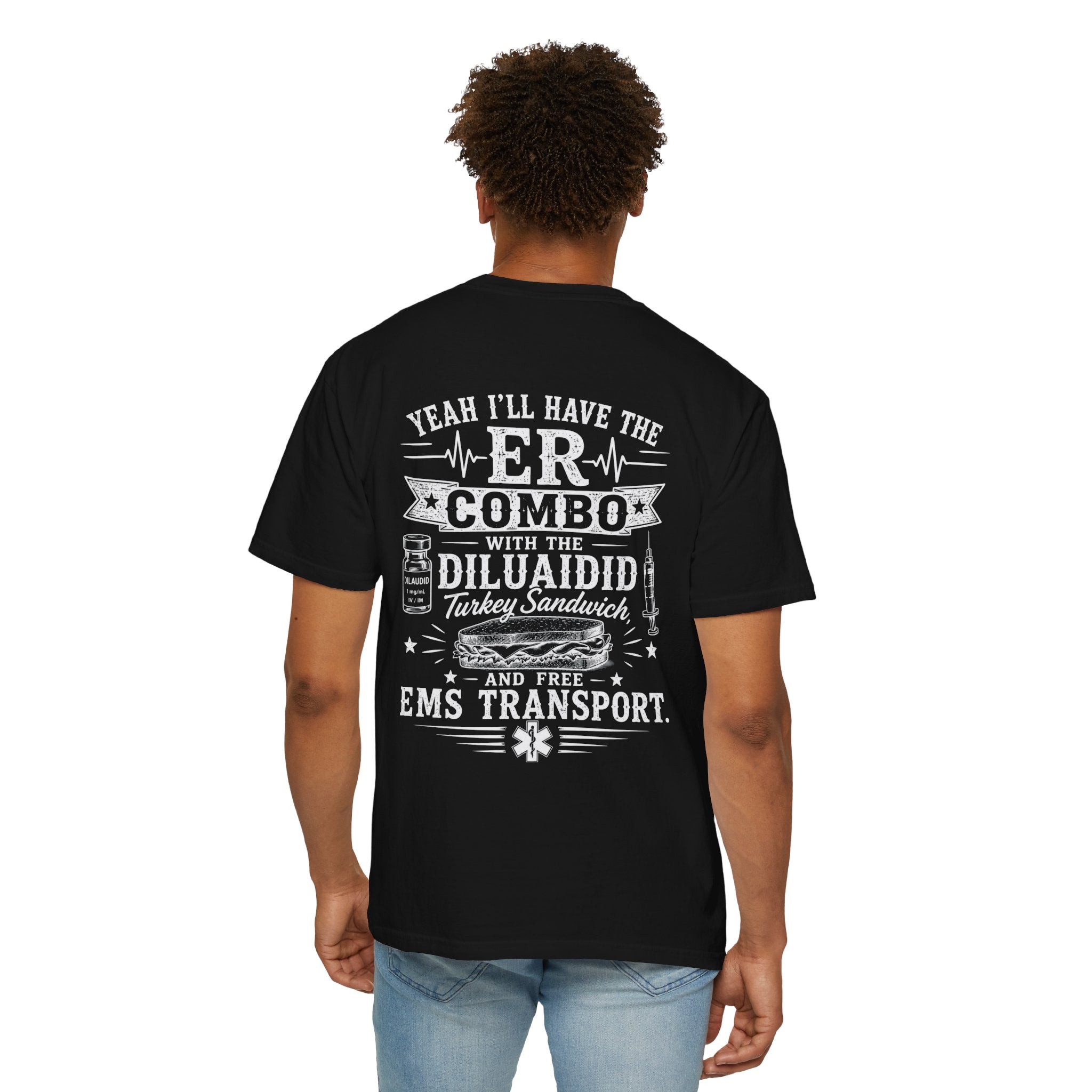 T-Shirt — 'Elopement Risk' ER Combo Graphic Tee for EMS & ER Nurses