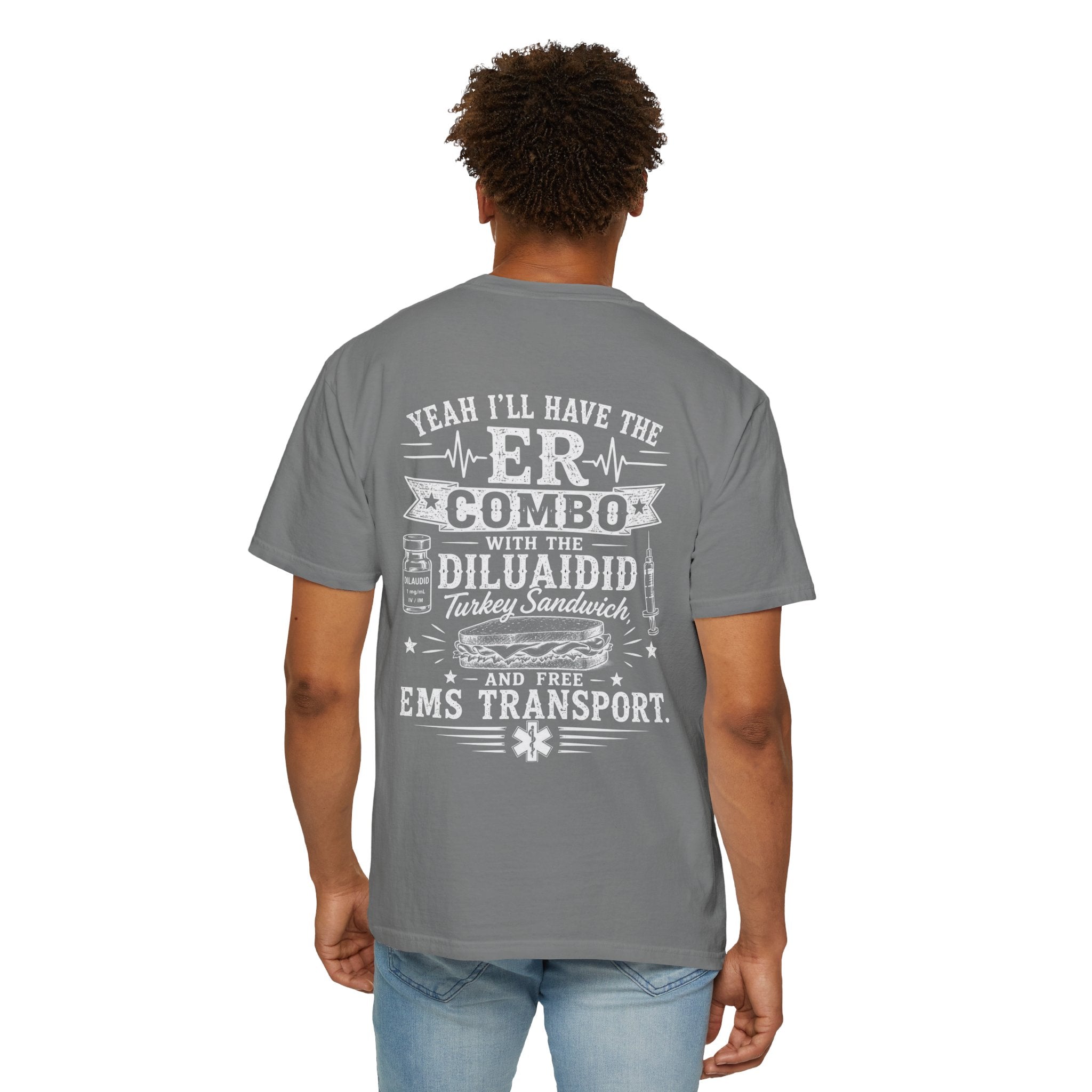 T-Shirt — 'Elopement Risk' ER Combo Graphic Tee for EMS & ER Nurses