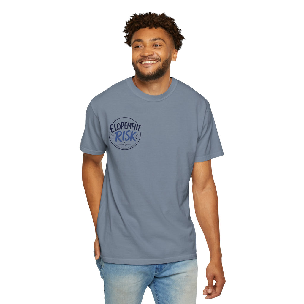 Texas Nurses T-Shirt — "Elopement Risk" Cute Armadillo Design, Big Hearts Texas Strong