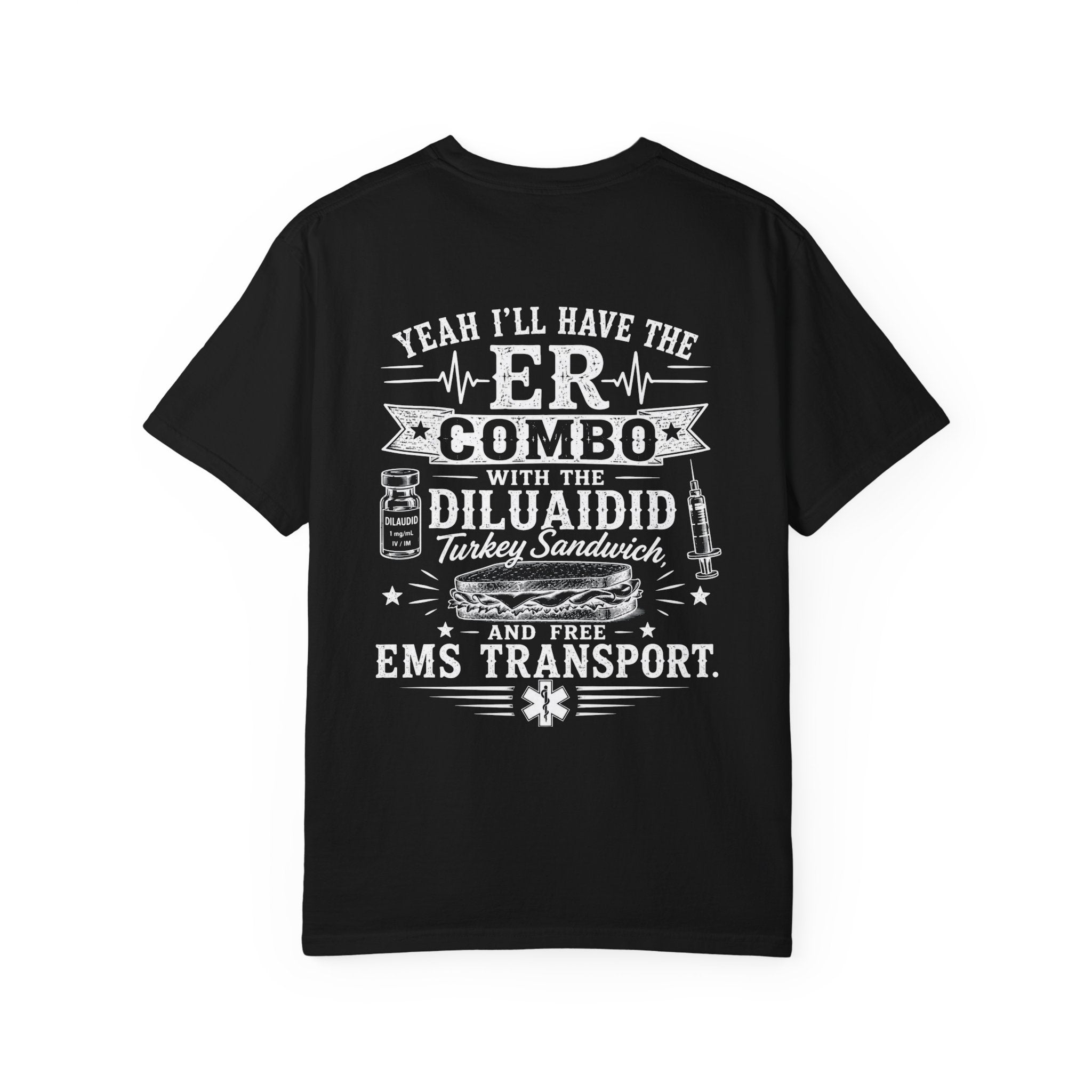 T-Shirt — 'Elopement Risk' ER Combo Graphic Tee for EMS & ER Nurses