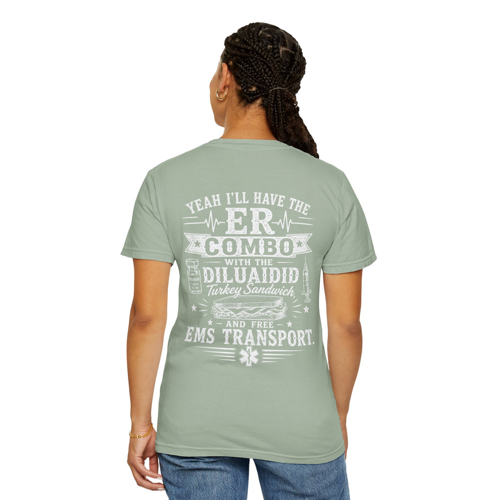 T-Shirt — 'Elopement Risk' ER Combo Graphic Tee for EMS & ER Nurses