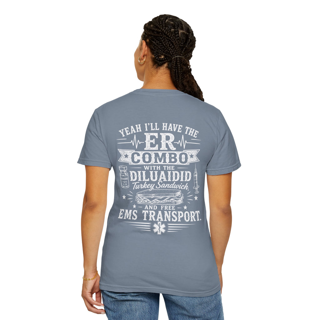 T-Shirt — 'Elopement Risk' ER Combo Graphic Tee for EMS & ER Nurses