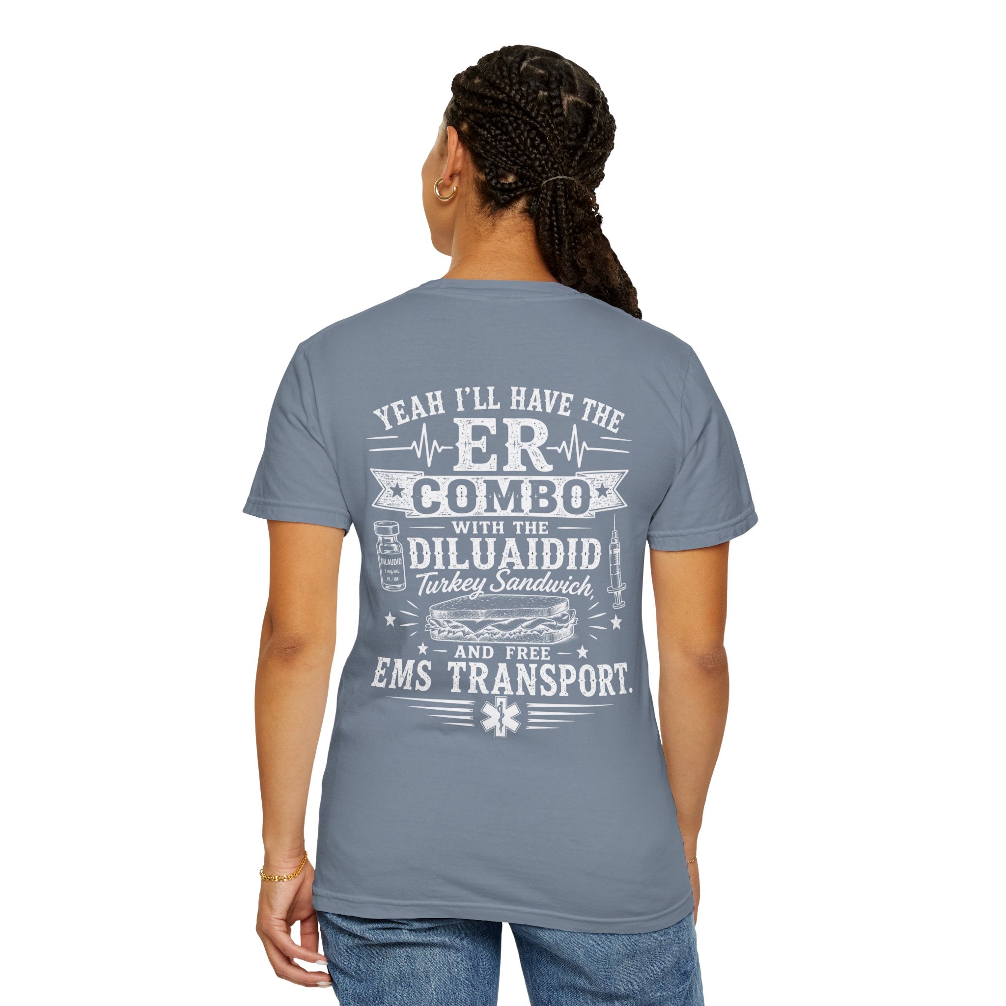 T-Shirt — 'Elopement Risk' ER Combo Graphic Tee for EMS & ER Nurses