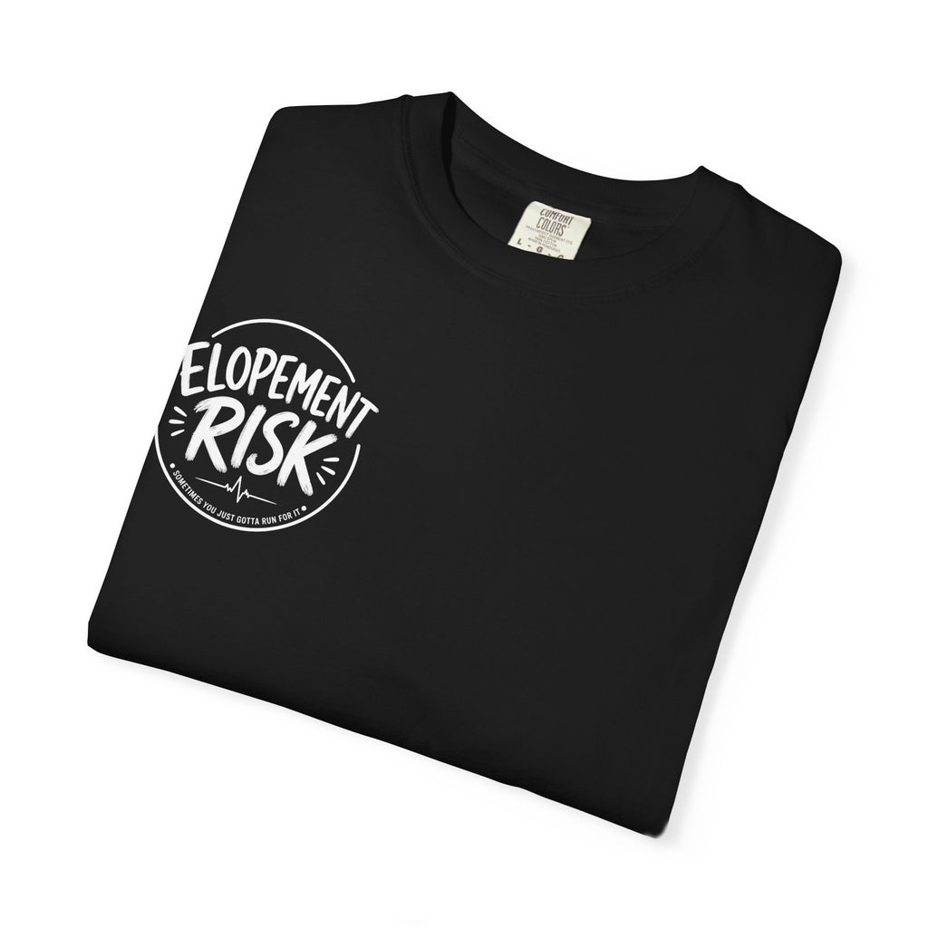 T-Shirt — 'Elopement Risk' ER Combo Graphic Tee for EMS & ER Nurses