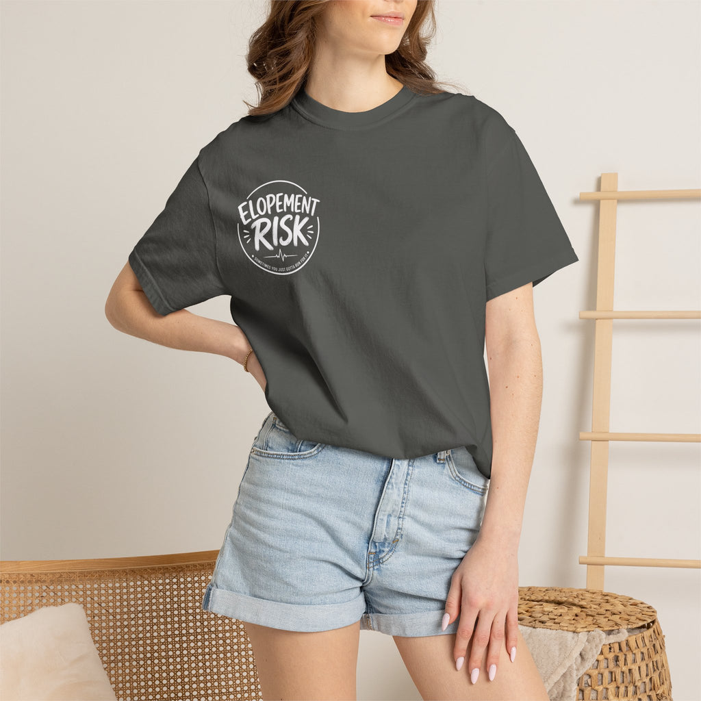 T-Shirt — 'Elopement Risk' ER Combo Graphic Tee for EMS & ER Nurses