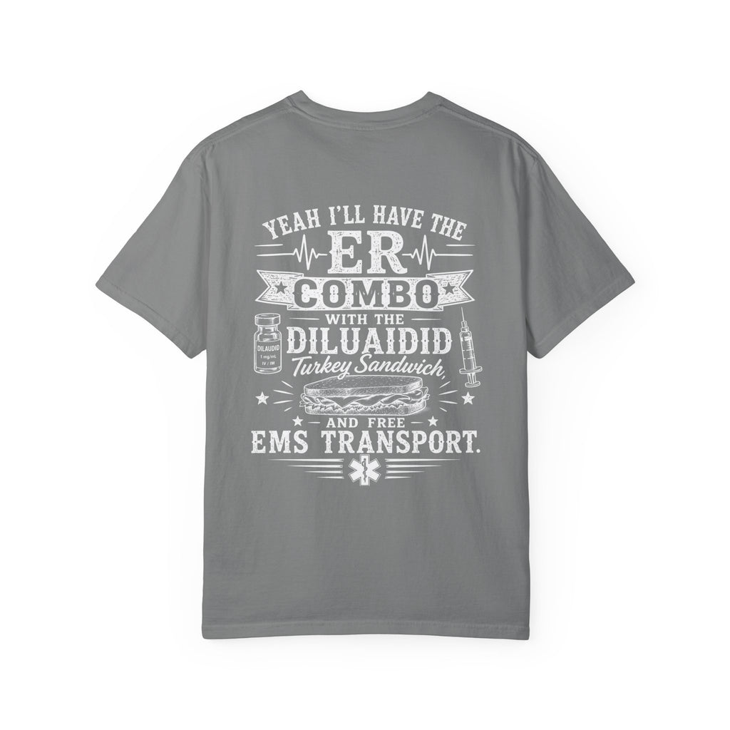 T-Shirt — 'Elopement Risk' ER Combo Graphic Tee for EMS & ER Nurses