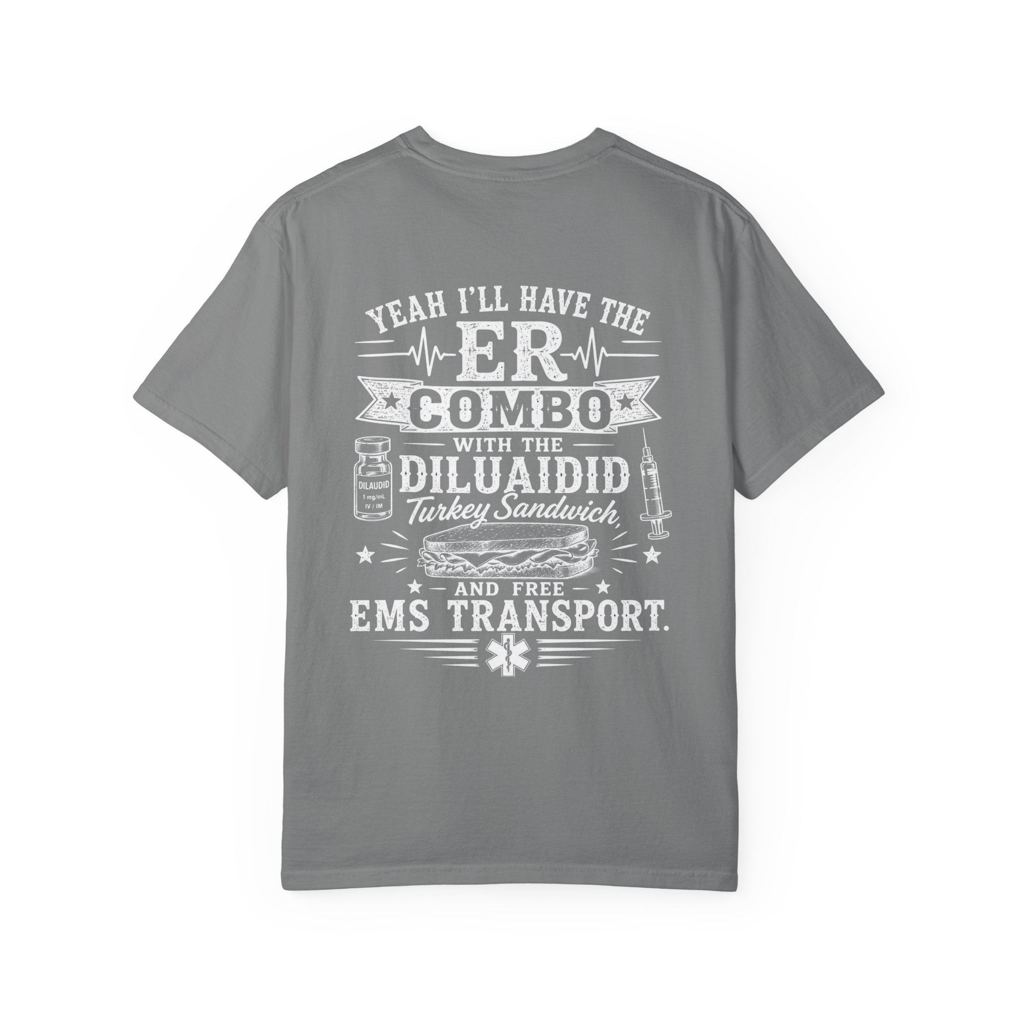 T-Shirt — 'Elopement Risk' ER Combo Graphic Tee for EMS & ER Nurses