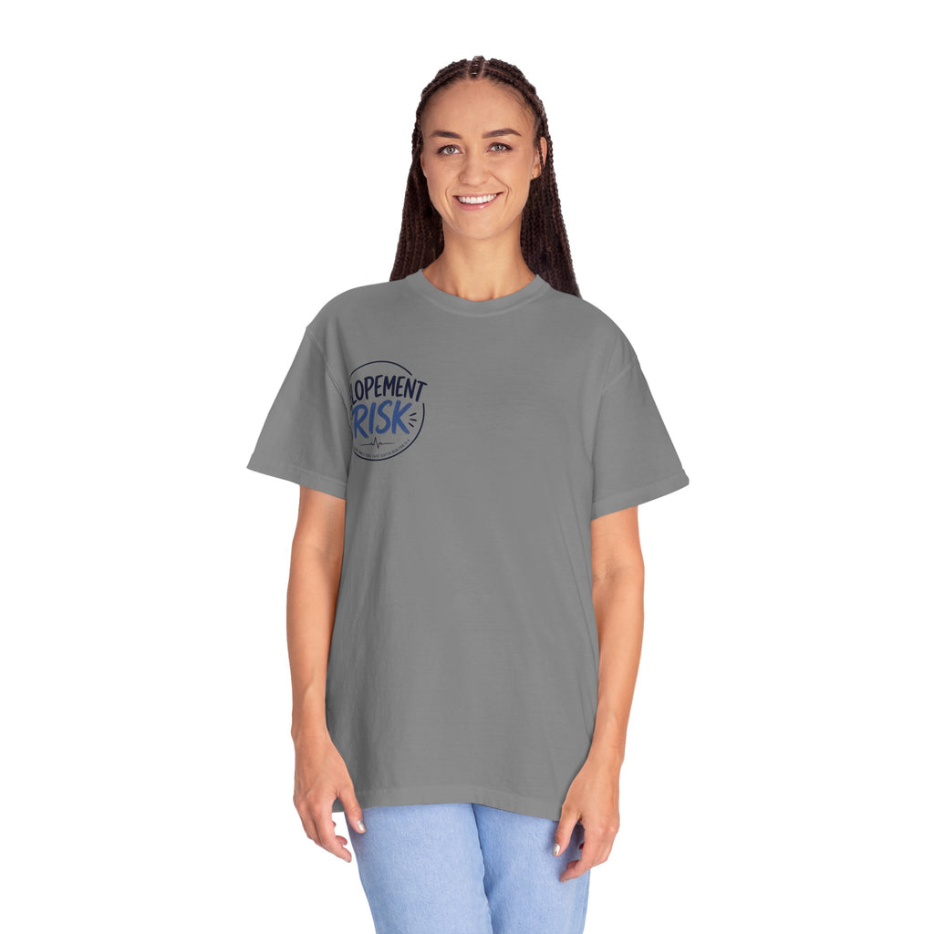 Texas Nurses T-Shirt — "Elopement Risk" Cute Armadillo Design, Big Hearts Texas Strong