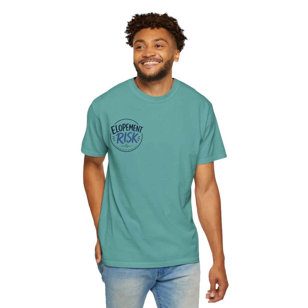 Texas Nurses T-Shirt — "Elopement Risk" Cute Armadillo Design, Big Hearts Texas Strong