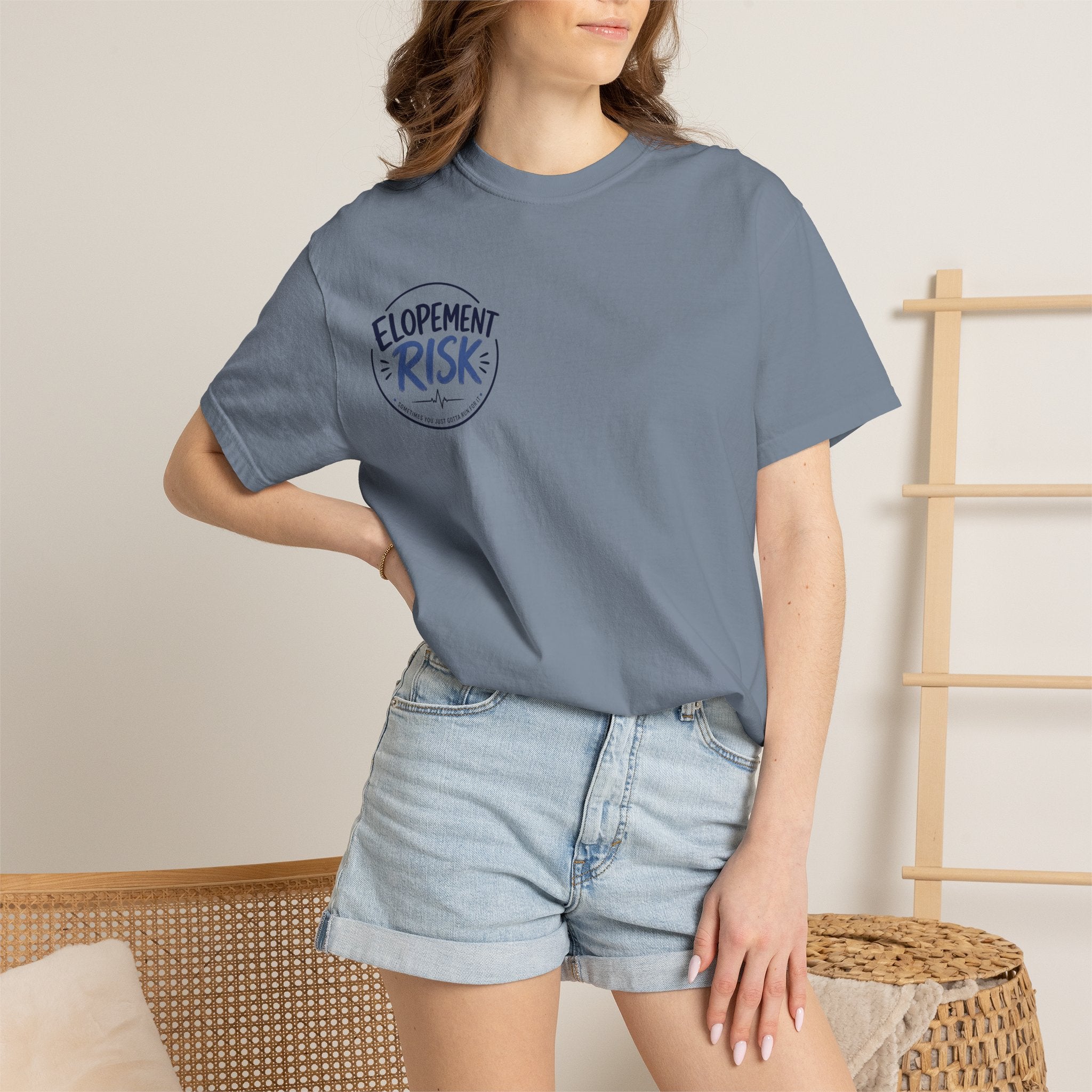 Texas Nurses T-Shirt — "Elopement Risk" Cute Armadillo Design, Big Hearts Texas Strong