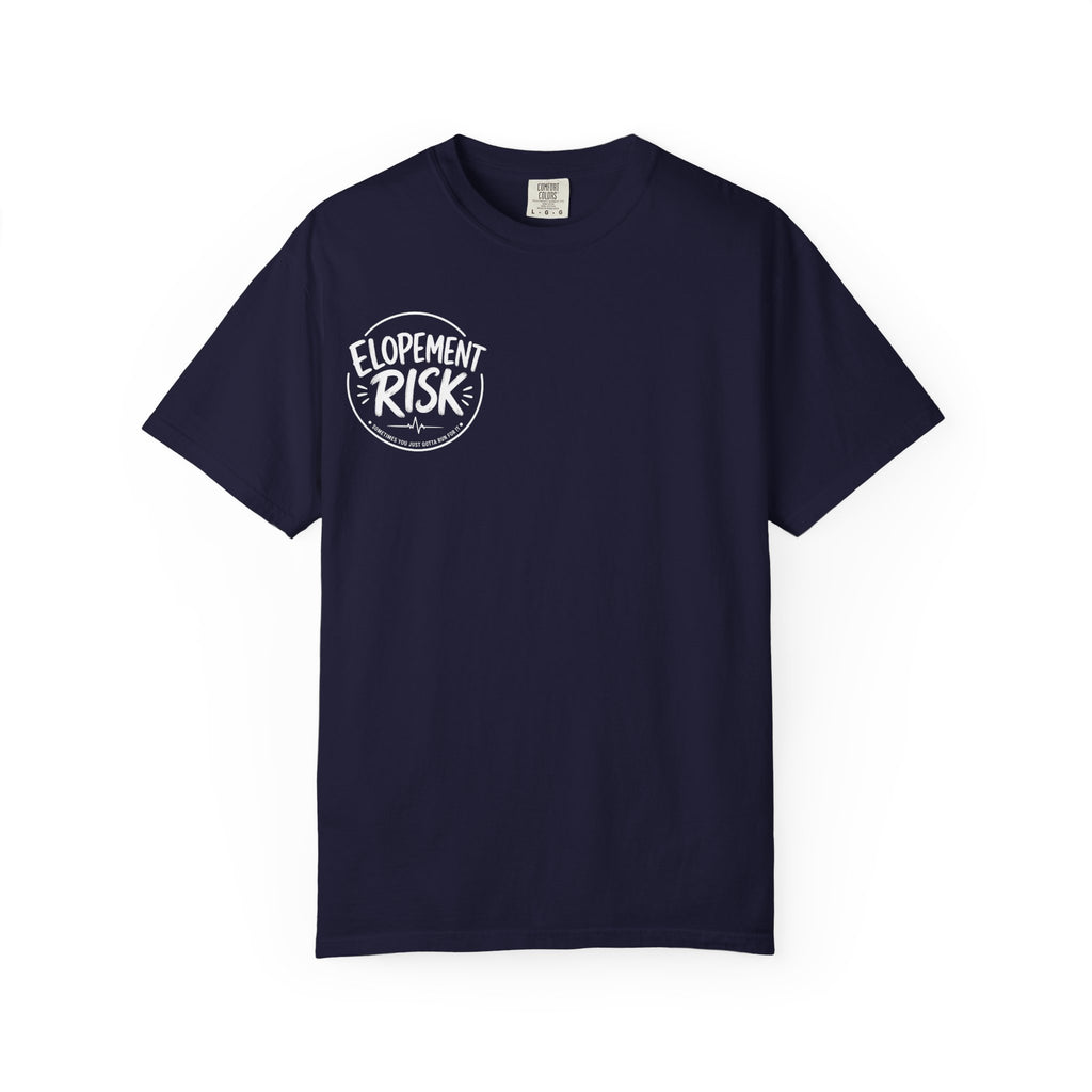 T-Shirt — 'Elopement Risk' ER Combo Graphic Tee for EMS & ER Nurses