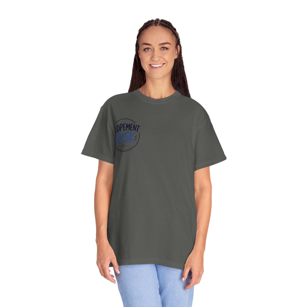 Texas Nurses T-Shirt — "Elopement Risk" Cute Armadillo Design, Big Hearts Texas Strong