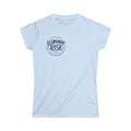 Women's Tee — "Elopement Risk" Struck By Cow Funny Nursing/Medical Humor Shirt