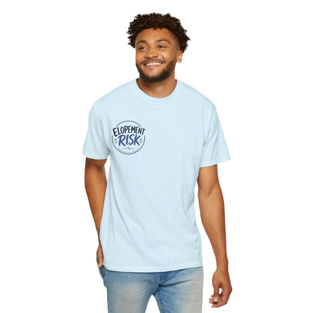 Texas Nurses T-Shirt — "Elopement Risk" Cute Armadillo Design, Big Hearts Texas Strong