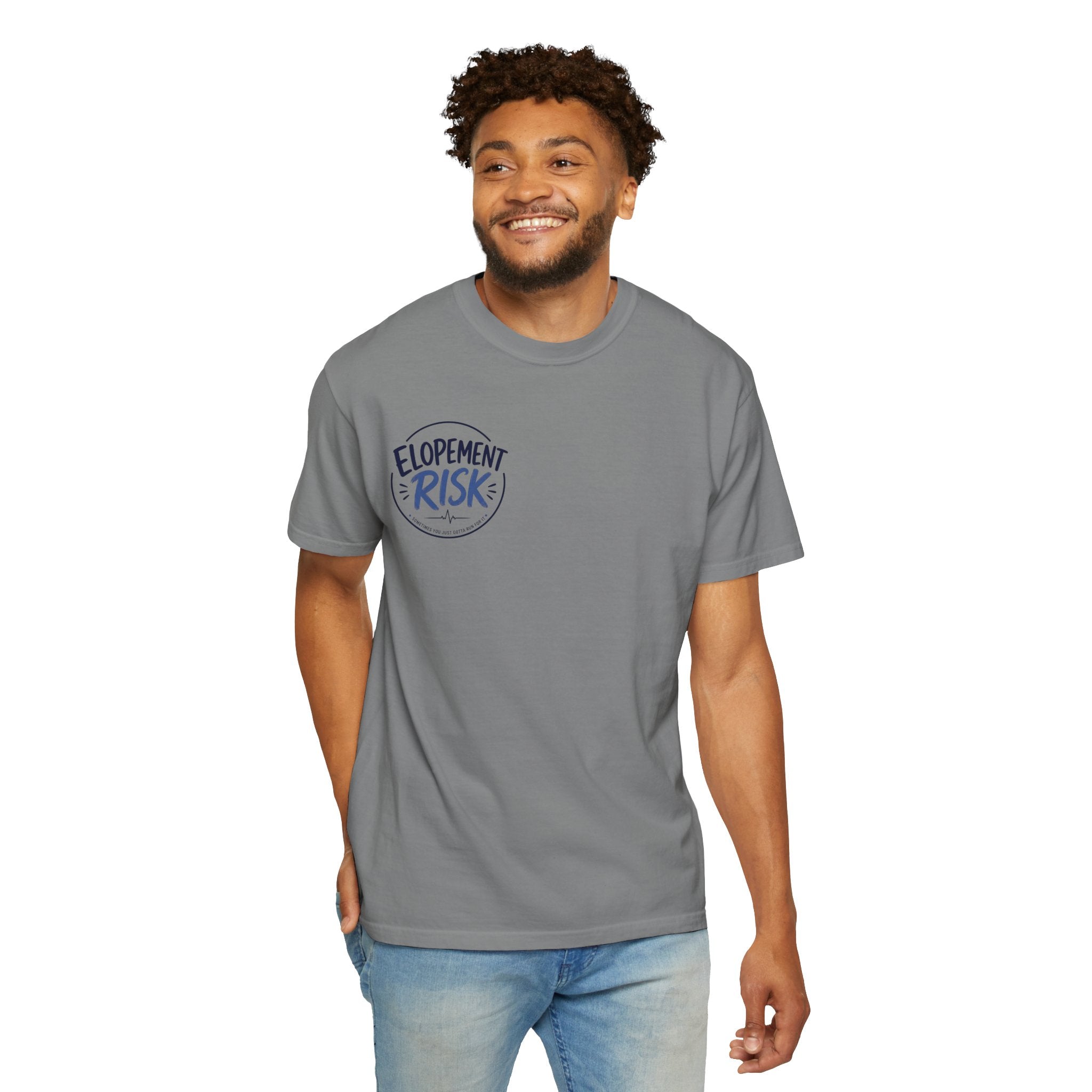 Texas Nurses T-Shirt — "Elopement Risk" Cute Armadillo Design, Big Hearts Texas Strong