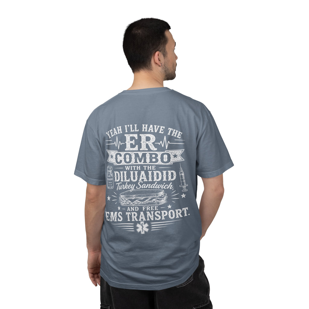 T-Shirt — 'Elopement Risk' ER Combo Graphic Tee for EMS & ER Nurses