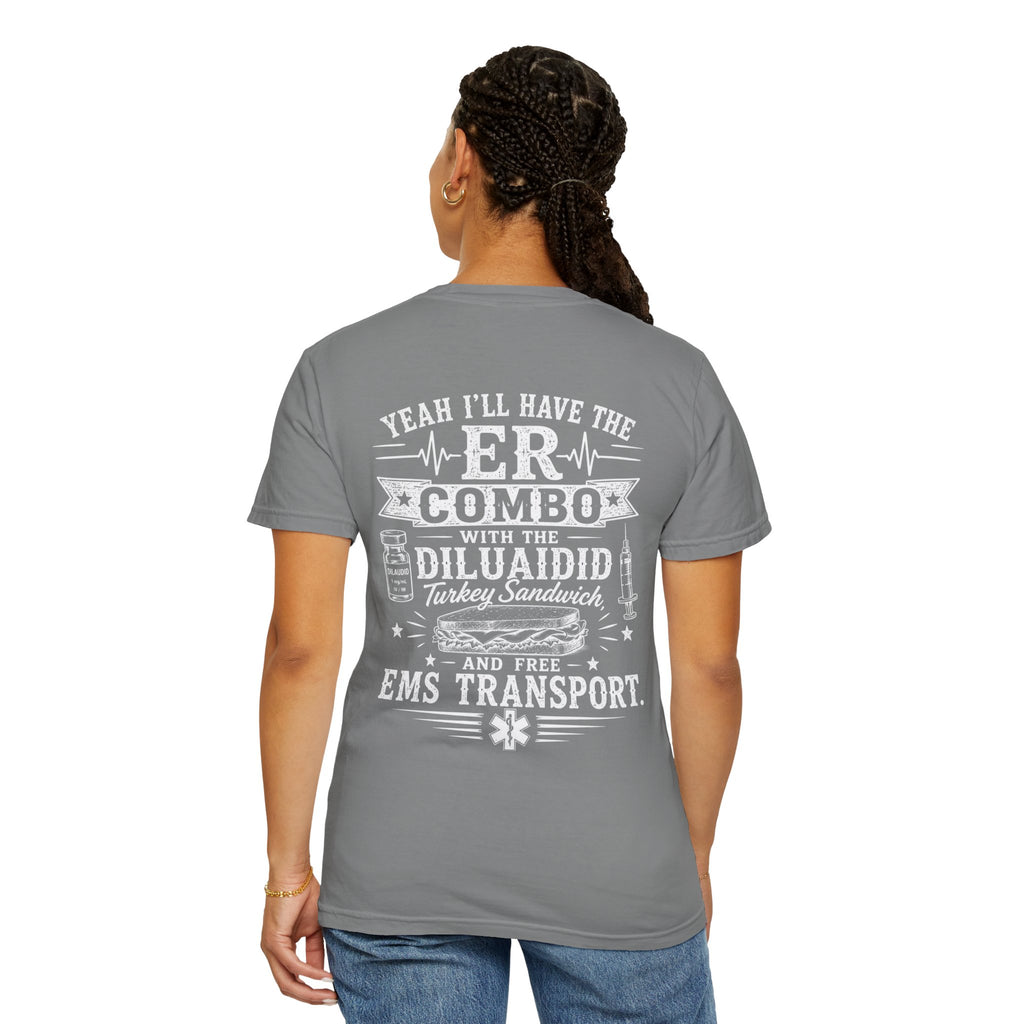 T-Shirt — 'Elopement Risk' ER Combo Graphic Tee for EMS & ER Nurses