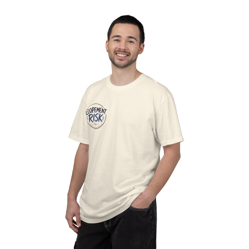 Texas Nurses T-Shirt — "Elopement Risk" Cute Armadillo Design, Big Hearts Texas Strong