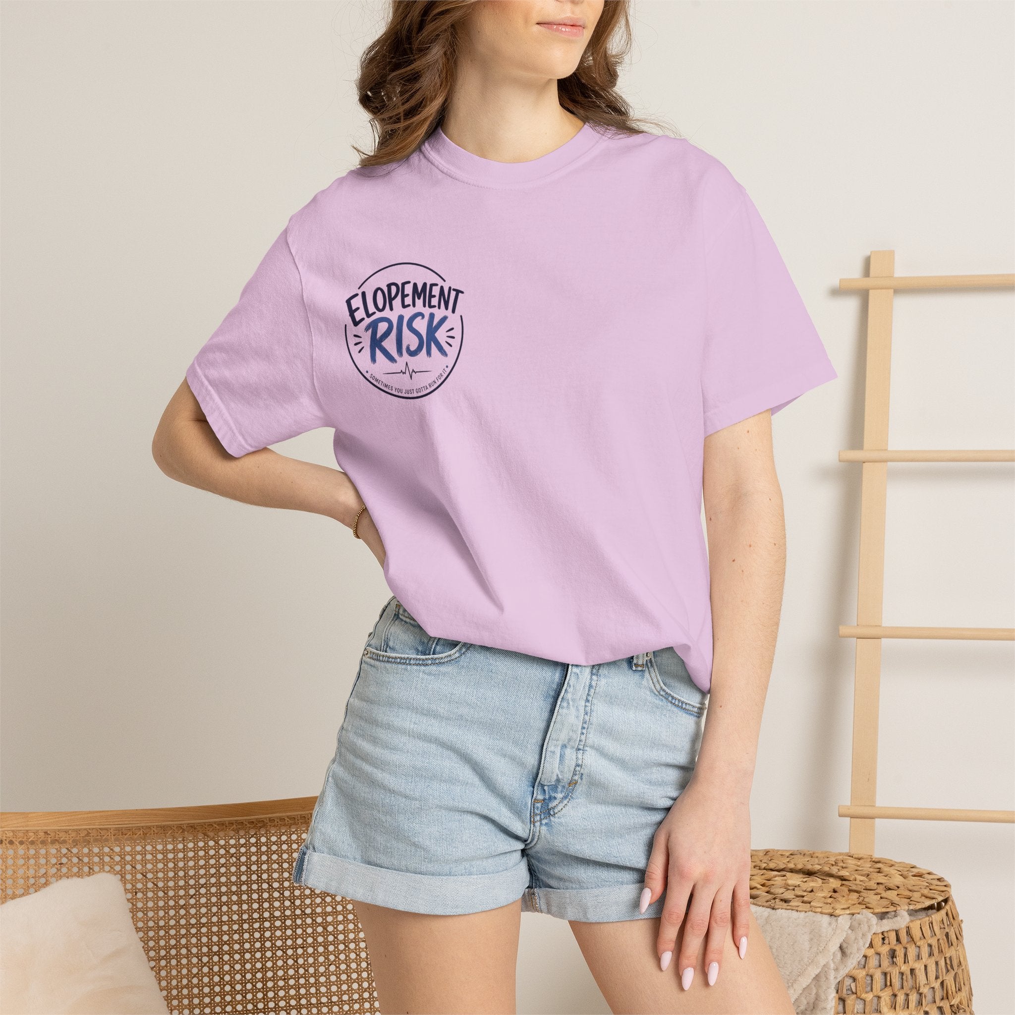 Texas Nurses T-Shirt — "Elopement Risk" Cute Armadillo Design, Big Hearts Texas Strong