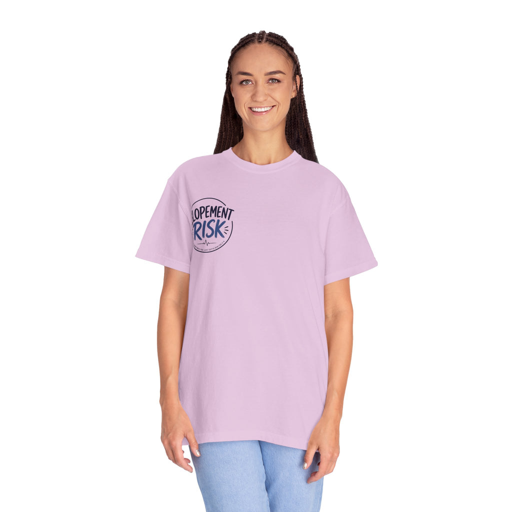 Texas Nurses T-Shirt — "Elopement Risk" Cute Armadillo Design, Big Hearts Texas Strong