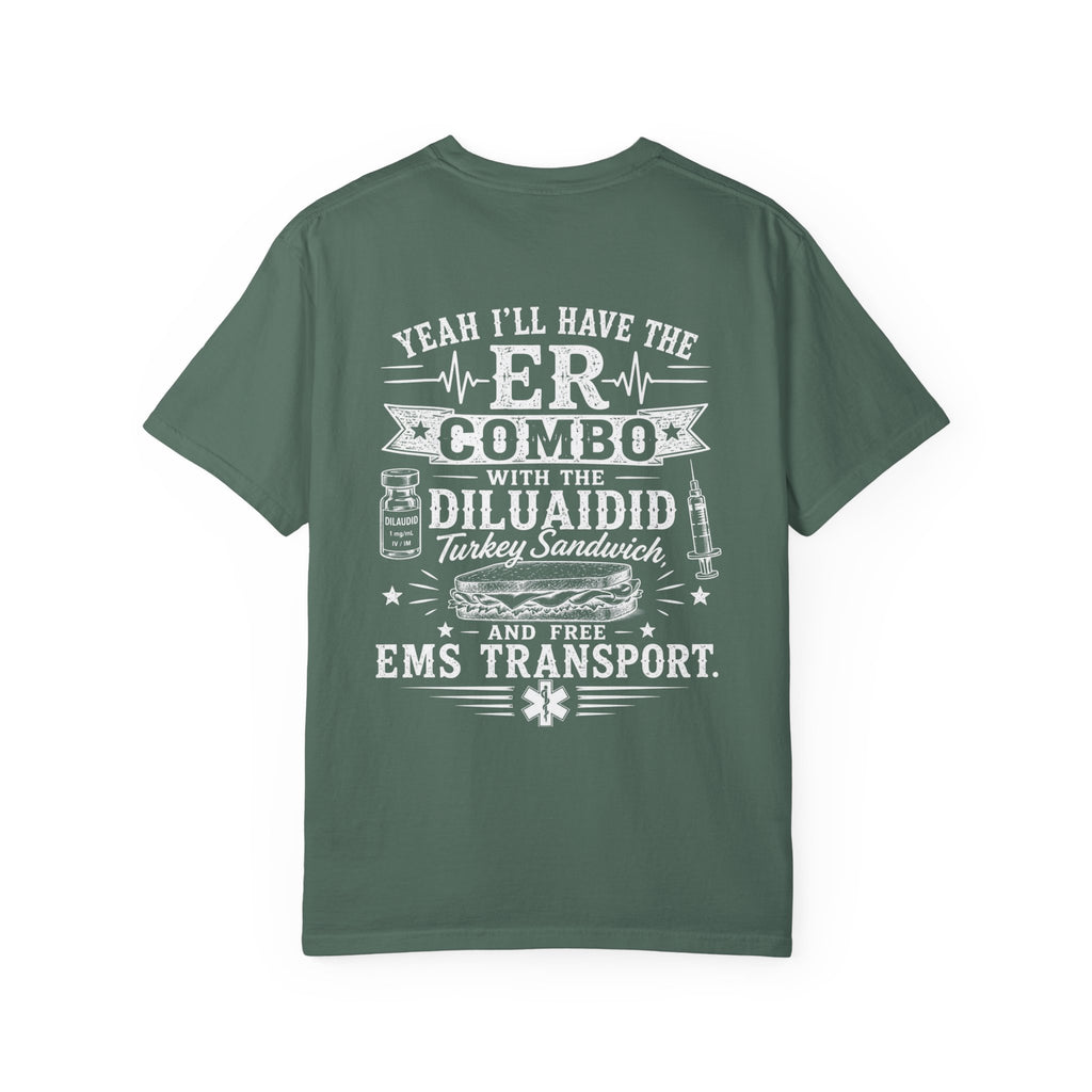 T-Shirt — 'Elopement Risk' ER Combo Graphic Tee for EMS & ER Nurses